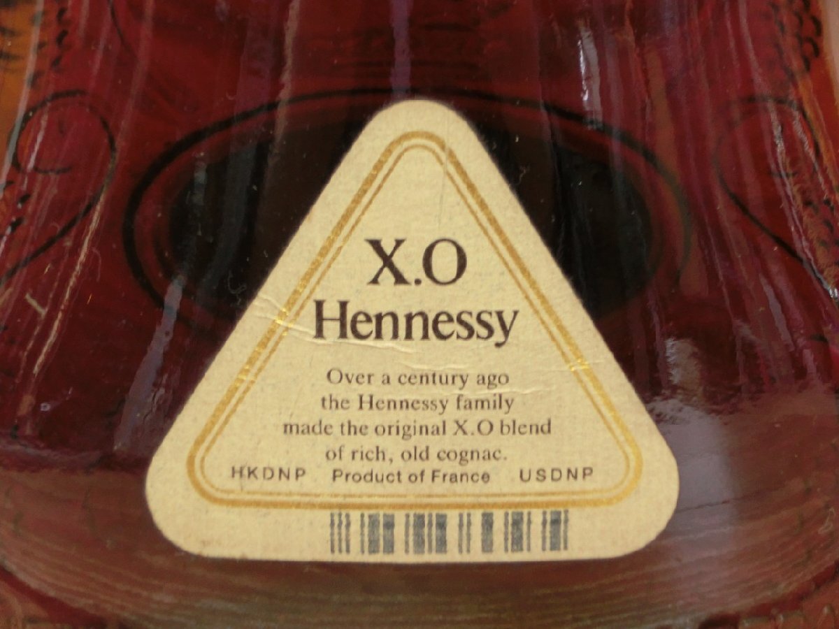 【O-6446】未開栓 Hennessy ヘネシー XO 700ml グリーンボトル 金キャップ ゴールドキャップ【千円市場】_画像4