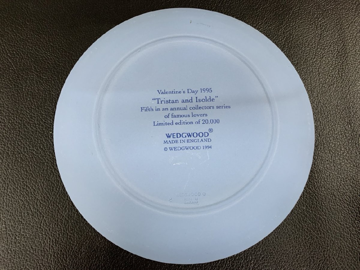 【Y-9872】ウェッジウッド WEDGWOOD 食器 プレート ウエディング 1995 バレンタイン 1993 クリスマス ジャスパー 7枚セット【千円市場】の画像3