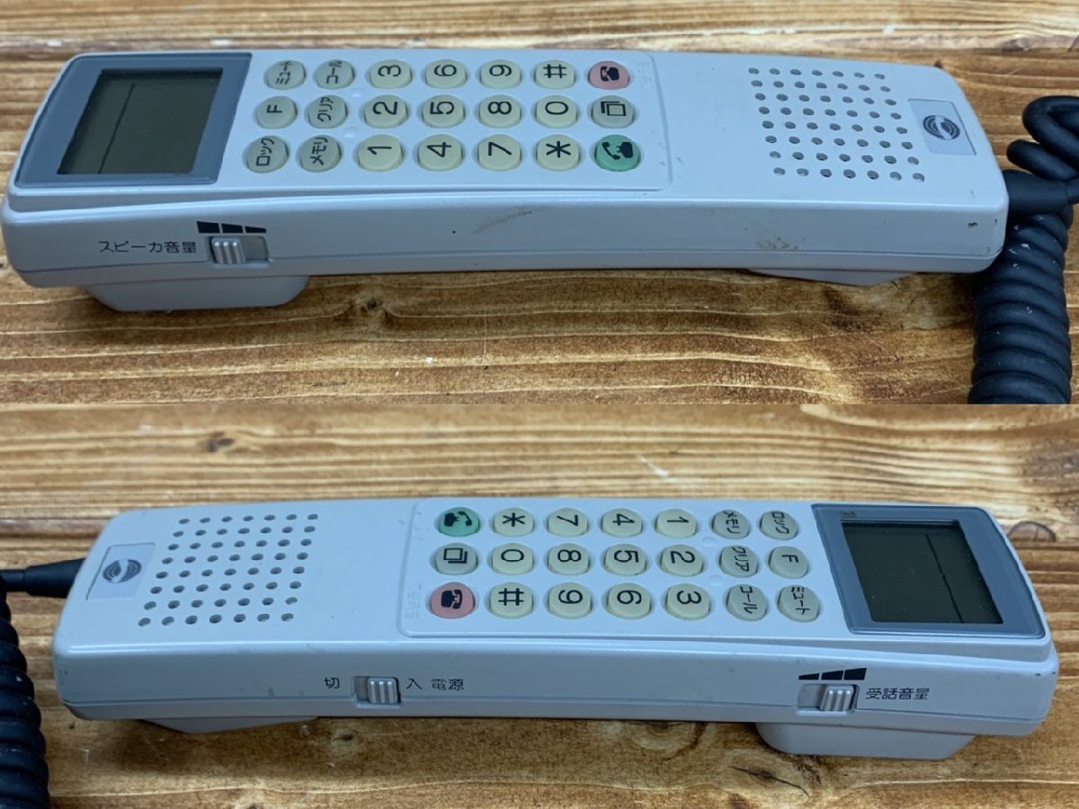 【OY-3131】レトロ 自動車電話 日本移動通信株式会社 MT10-CD 受話器 現状品【千円市場】の画像3