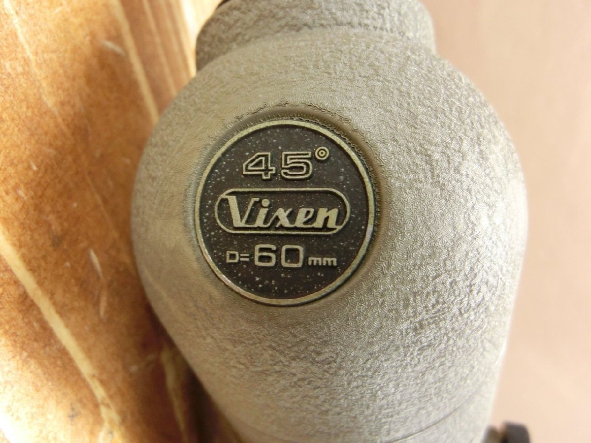 【TF-0060】Vixen 45° D=60mm フィールドスコープ 単眼鏡 望遠鏡 アウトドア ビクセン 現状品 東京引取可【千円市場】の画像6