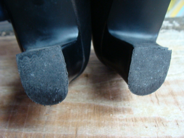 MIHAMAmi - ma женский замша комбинированный кожа туфли-лодочки чёрный (23.5)