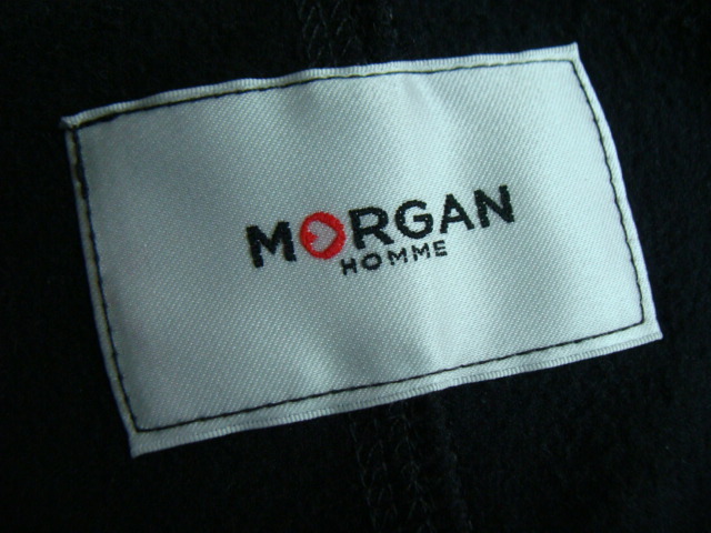 MORGAN HOMME モルガンオム フードパーカー グレー (L)_画像8
