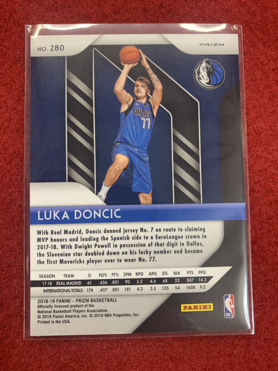 2018‐2019 panini prizm 【luka doncic】RC silver prizmの画像4