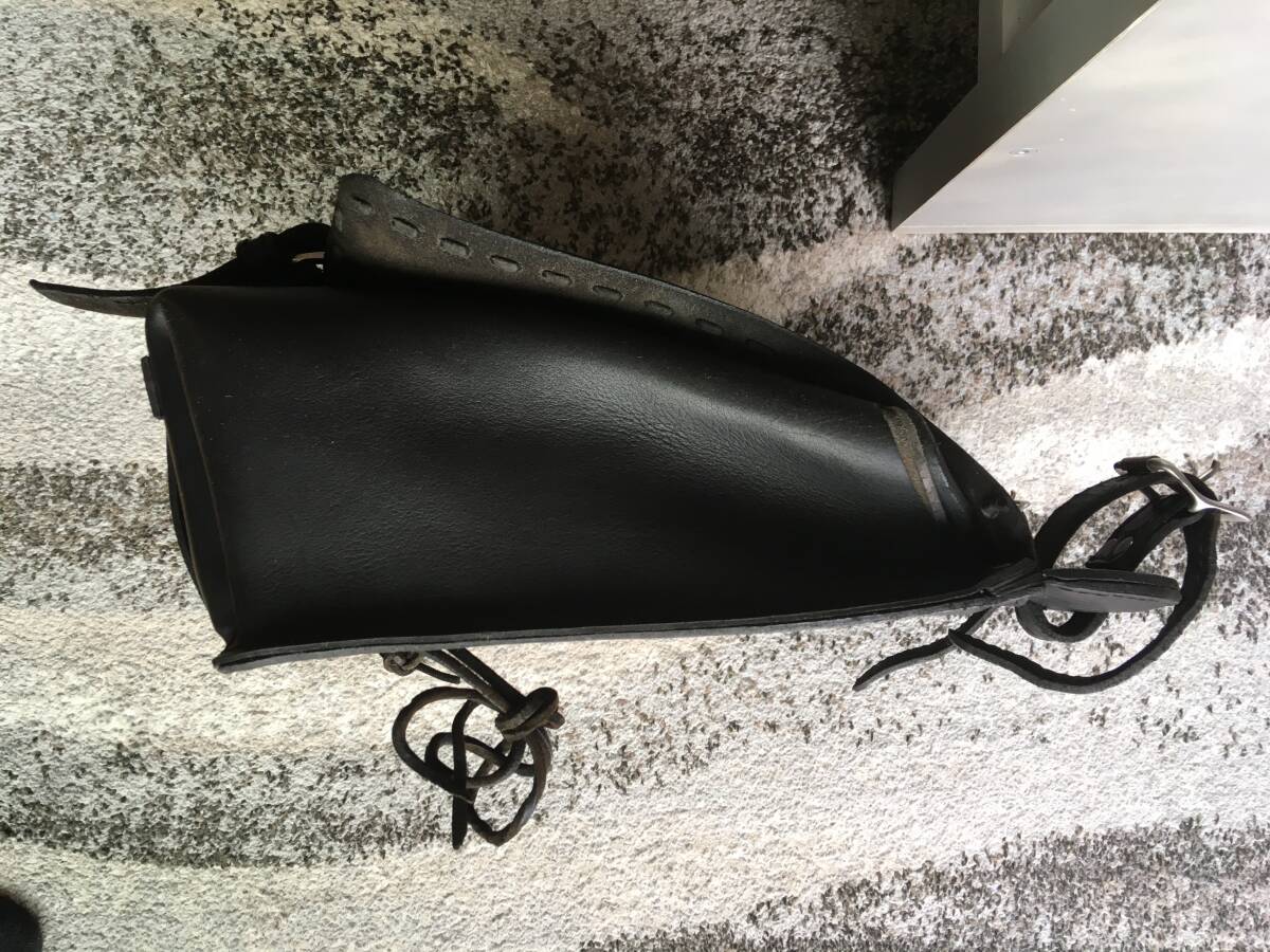 Rough Tail ラフテール Leather Works 牛革 Saddlebag サドルバッグ Oneness ワンネス Mサイズ H320 X W340 X D150 ハーレー 本革の画像4