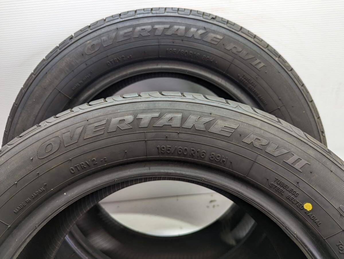 オートバックス■OVERTAKE RVⅡ ■195/60R16 89H■4本セット■2021年製■R-107_画像6