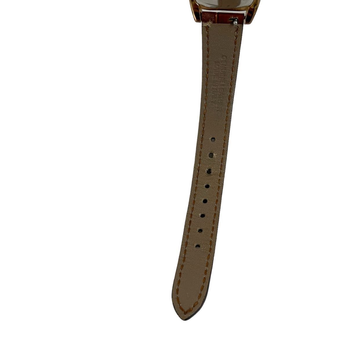 オロビアンコ　腕時計　レディース　文字盤スクエア　四角　レザーベルト　シャンパンゴールド　オシャレ