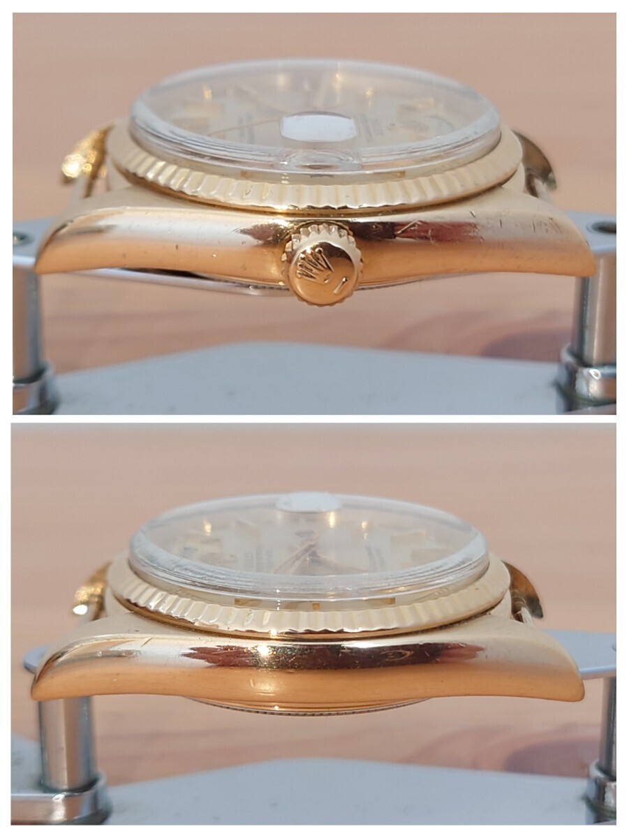 ★ROLEX/ロレックス デイデイト 1803 メンズ 腕時計★検) 自動巻き 稼働品 フェイスのみ 金無垢 18K/750 保管現状品 ジャンク品扱い の画像7