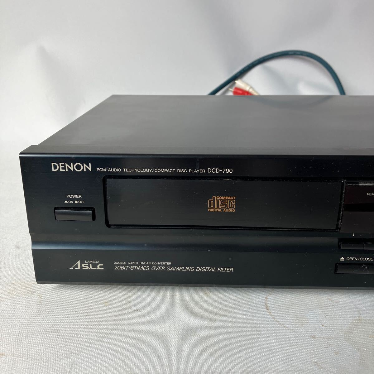 ○【500円スタート】DENON デノン DCD-790 CDプレーヤー CDデッキ オーディオ機器の画像3