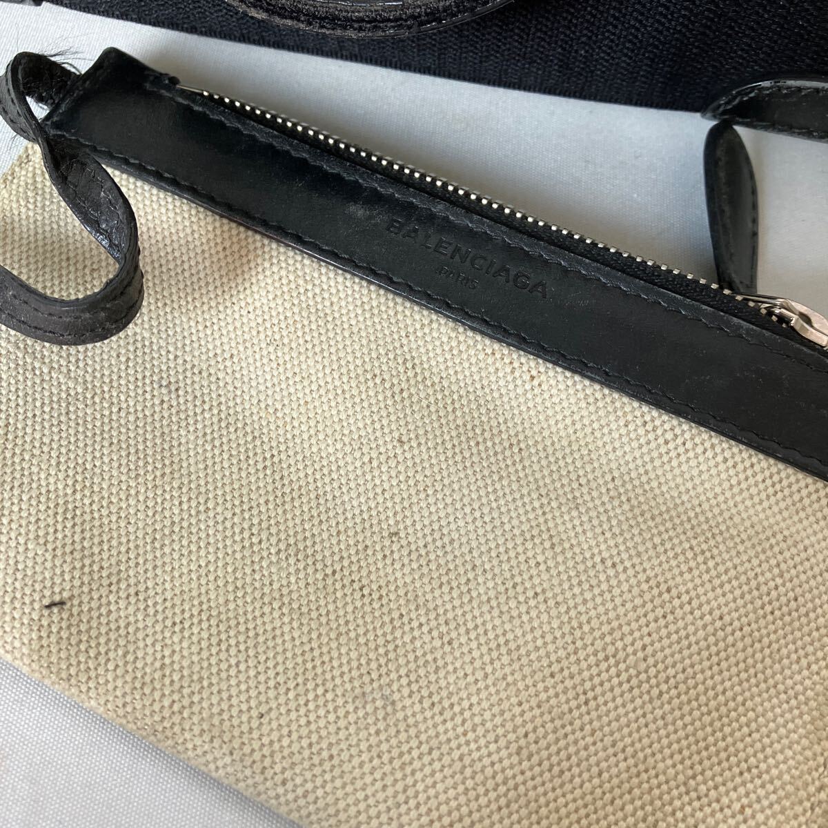 [500 иен старт ]BALENCIAGA Balenciaga большая сумка парусина ручная сумочка 