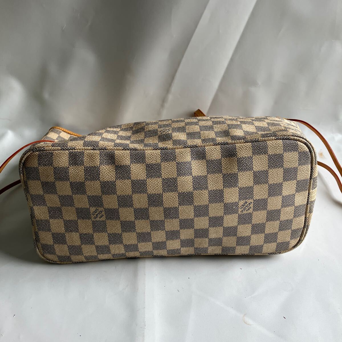 □【500円スタート】LOUIS VUITTON ルイ ヴィトン ダミエアズール ネヴァーフルMM トートバッグ ショルダーバッグ N51107 の画像5