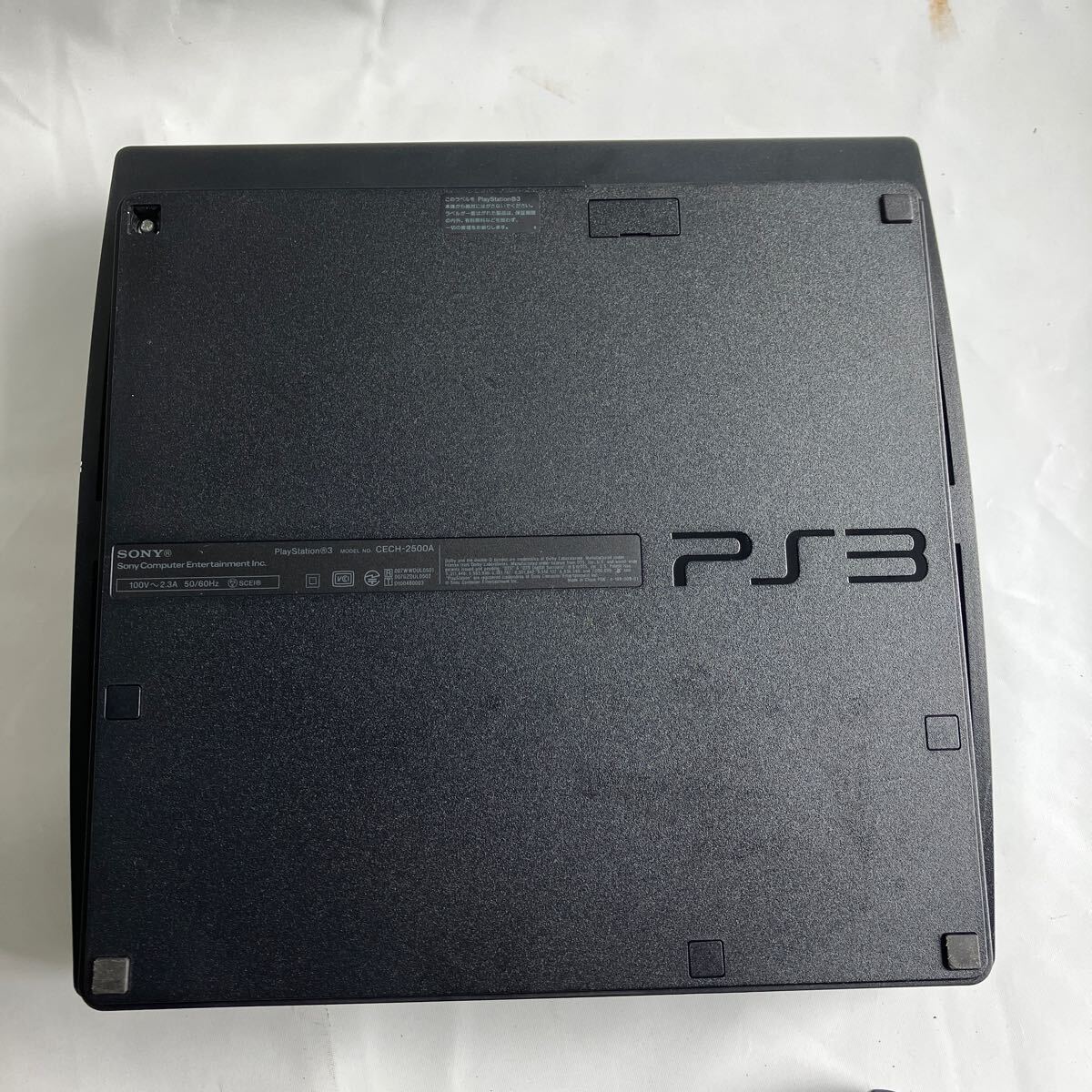 □【500円スタート】SONY PlayStation3 PS3 CECH-2500A ブラック コントローラー付き_画像8