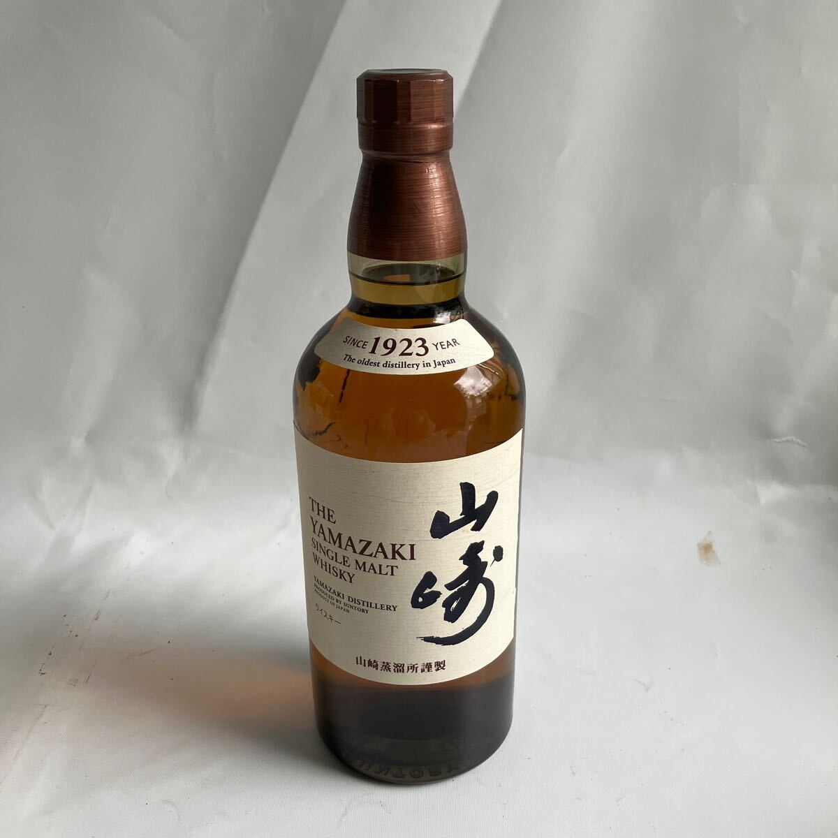 □【500円スタート】古酒 未開封 サントリー シングルモルト YAMAZAKI 山崎 ウイスキー 700ml SUNTORY の画像1