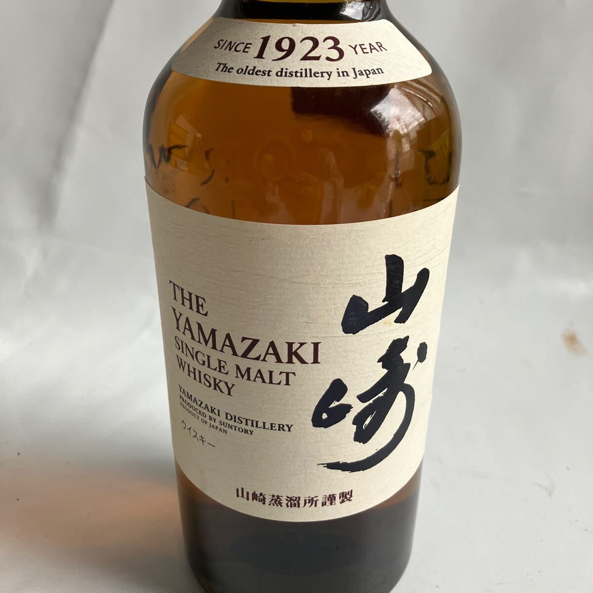 □【500円スタート】古酒 未開封 サントリー シングルモルト YAMAZAKI 山崎 ウイスキー 700ml SUNTORY の画像3