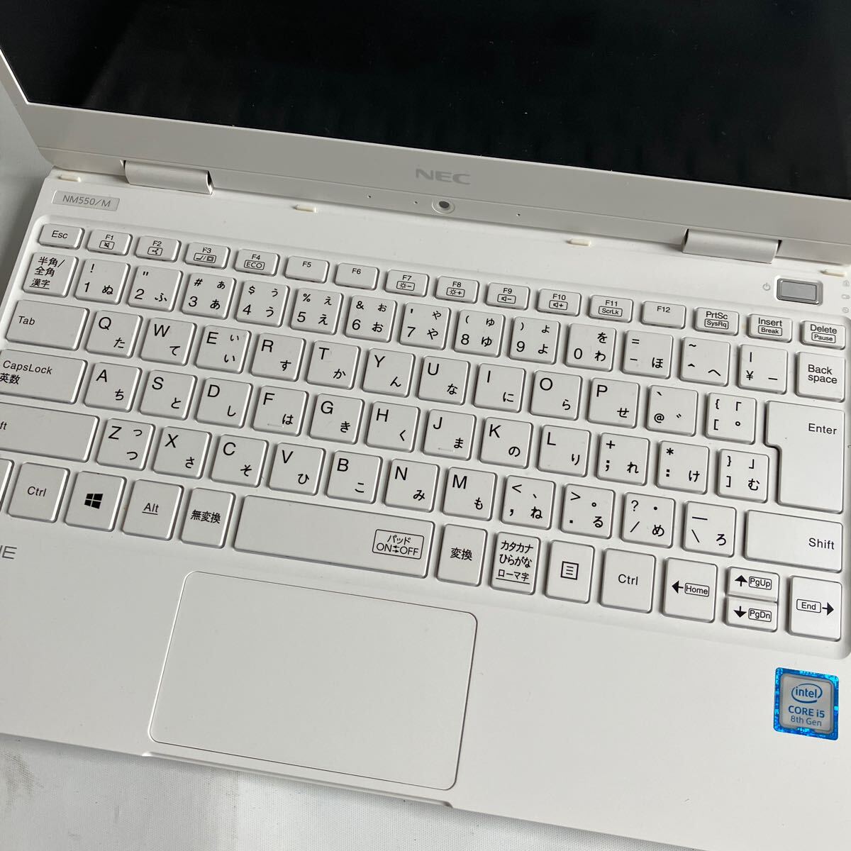 ▽【500円スタート】NEC パーソナルコンピュータ LAVIE PC-NM550MAW-YC ノートパソコン パールホワイト 取扱説明書・マウス付き 稼動品の画像7