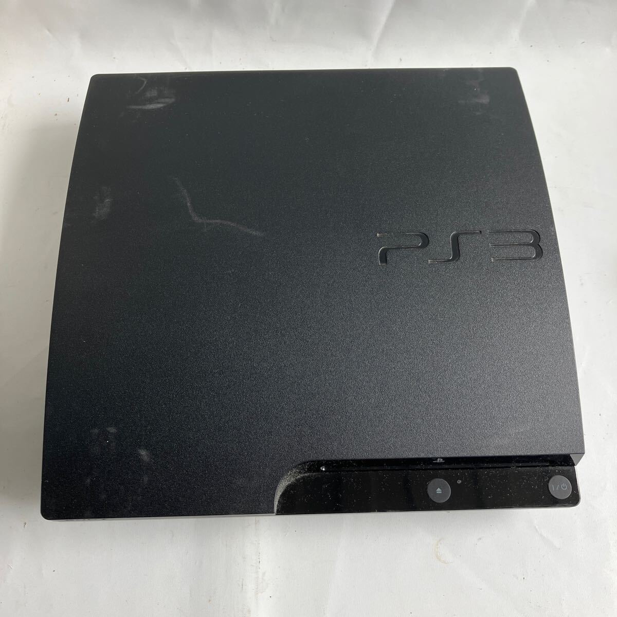 □【500円スタート】SONY ソニー PlayStation3 PS3 チャコールブラック CECH-3000A コントローラー2点・取扱説明書付きの画像2