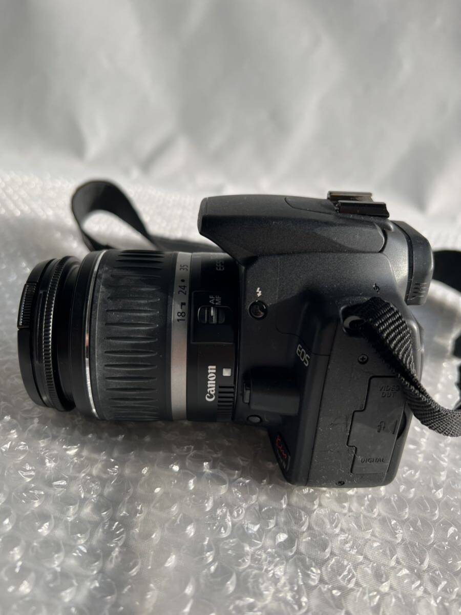 ★[500円スタート]※セット売り※ボックス付き1C-477 Canon キヤノン EOS Kiss Digital X EF-S 18-55mm f/3.5-5.6 II USMの画像3