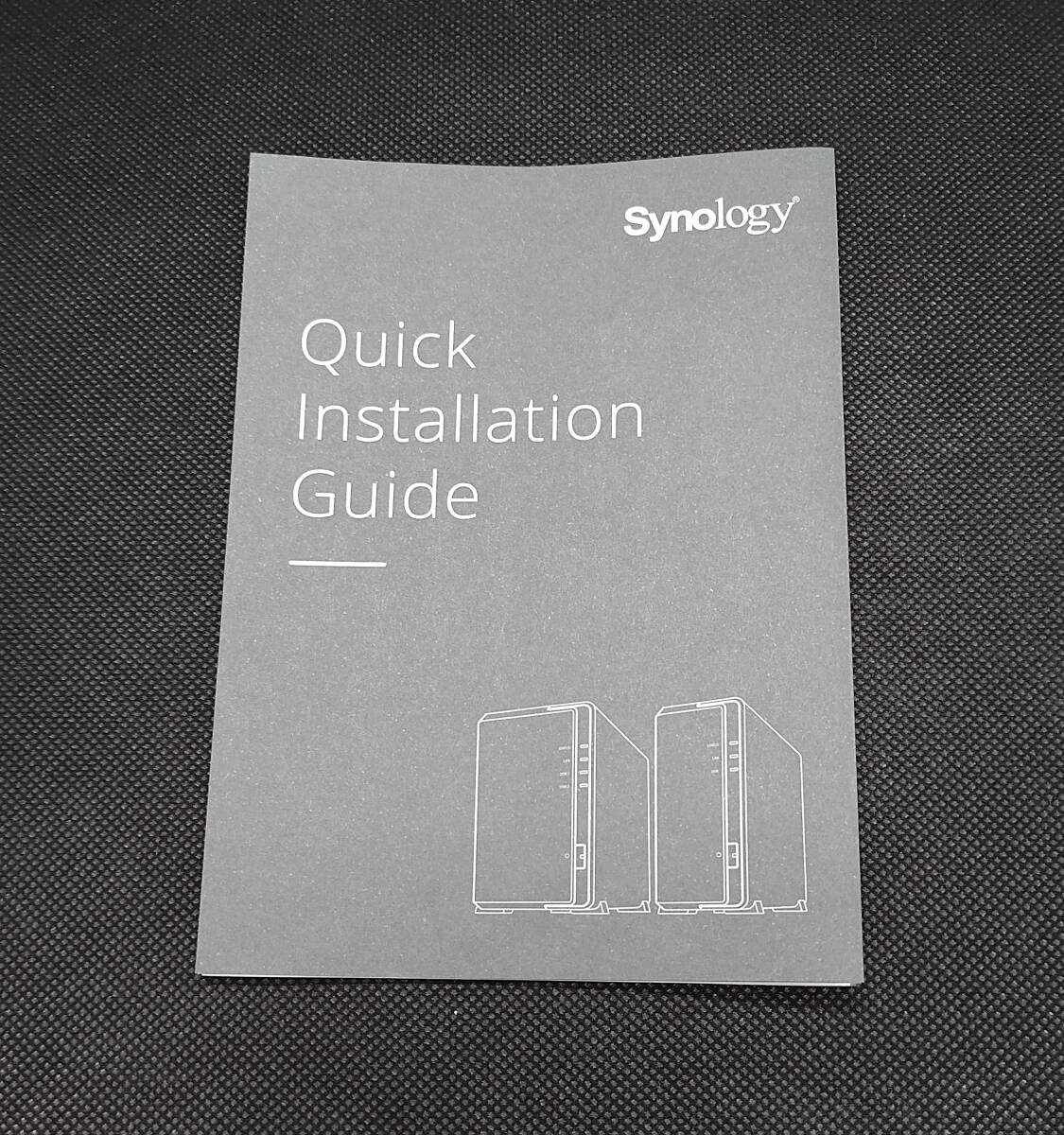【中古】Synology DiskStation DS216j ホームNASキット（2ベイ）＊HDDは付属しません_クイックガイド