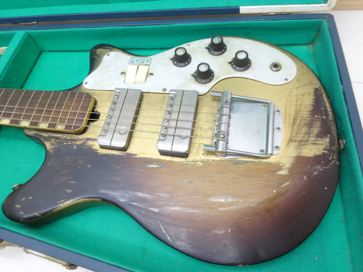 C☆TEISCO テスコ ビザールギター ジャパンビンテージ 当時物ケース付の画像2