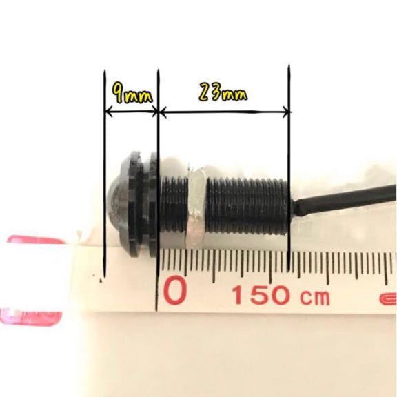 LED デイライト白18㎝ COB イーグルアイ 12V 配線付き 防水 10個の画像6