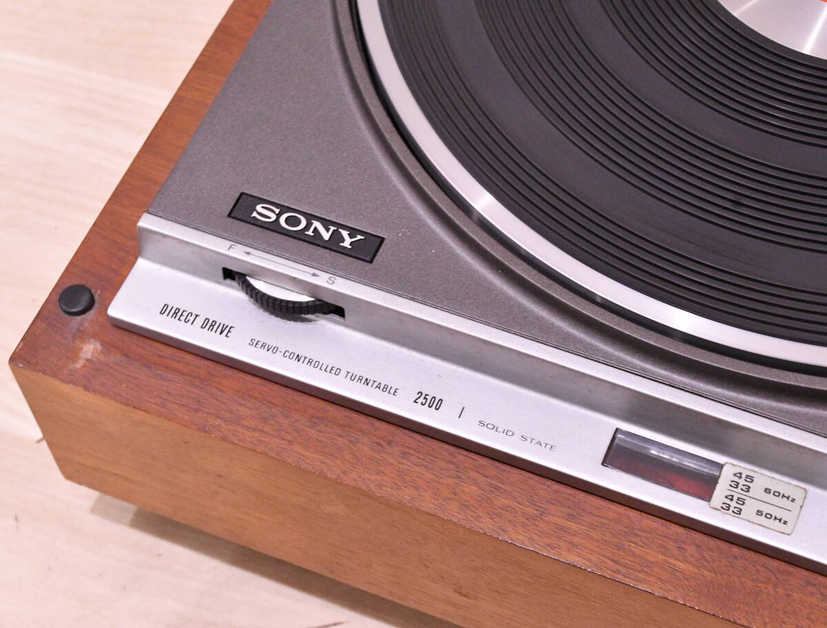 SONY PS-2500 ターンテーブル 動作品