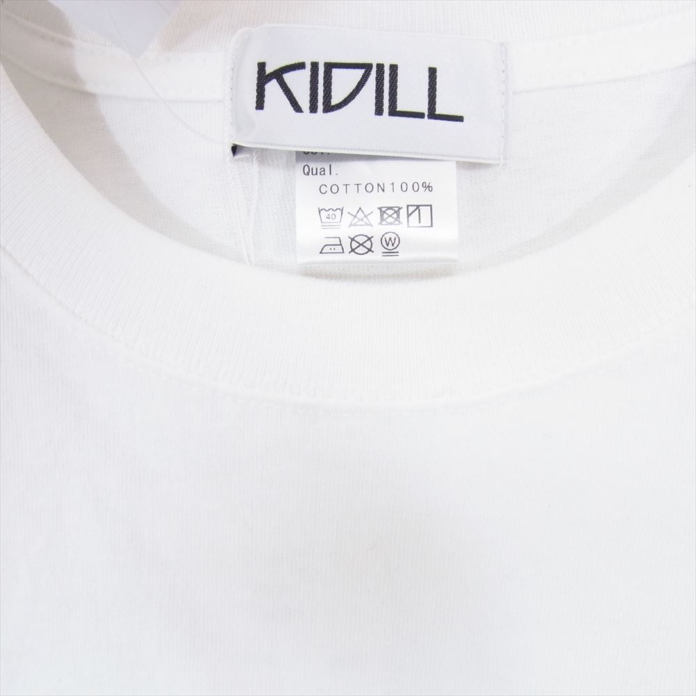 キディル KIDILL 19AW KL391 Red Scare グラフィックプリント ロングスリーブ 長袖 クルーネック Tシャツ カットソー【未使用】【中古】_画像3