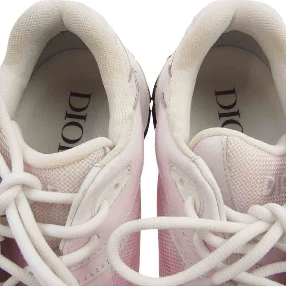 Dior ディオール 20EDC CD1 Tie Dye タイダイ テクニカル ローカット ロゴ スニーカー ピンク系 マルチカラー系 44【中古】_画像5
