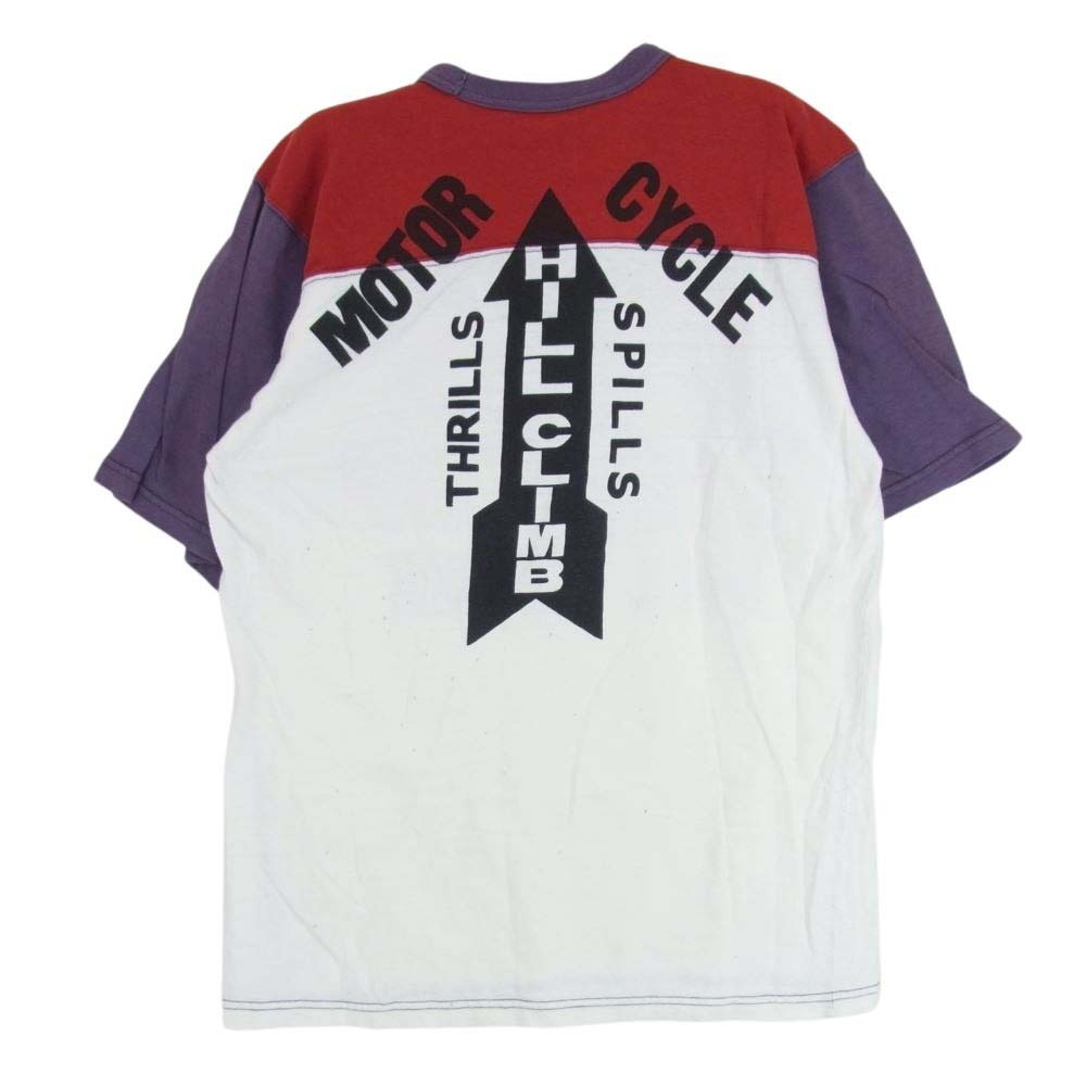 FREEWHEELERS フリーホイーラーズ POWER WEAR パワーウェア 半袖 Tシャツ ホワイト系 M【中古】_画像2