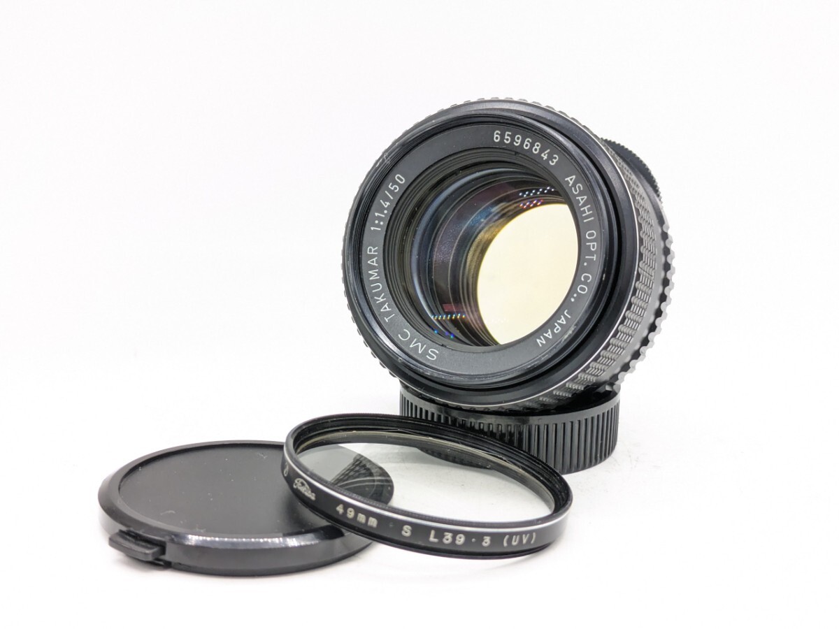 超美品！SMC takumar 50mm F1.4 オールドレンズ M42マウントの画像1