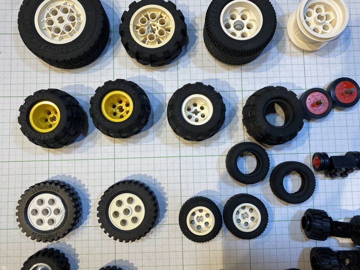 LEGO レゴ パーツ バラ タイヤセット　車輪　テクニック　大きめ　ホイール_画像4