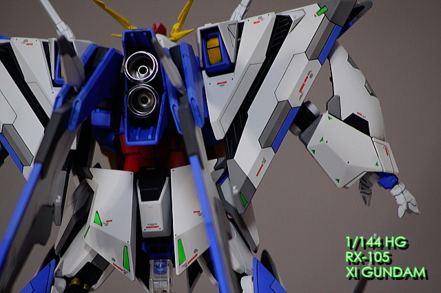 BANDAIプラモデル・1/144HG RX-105 XI GUNDAM 塗装済完成品_画像8