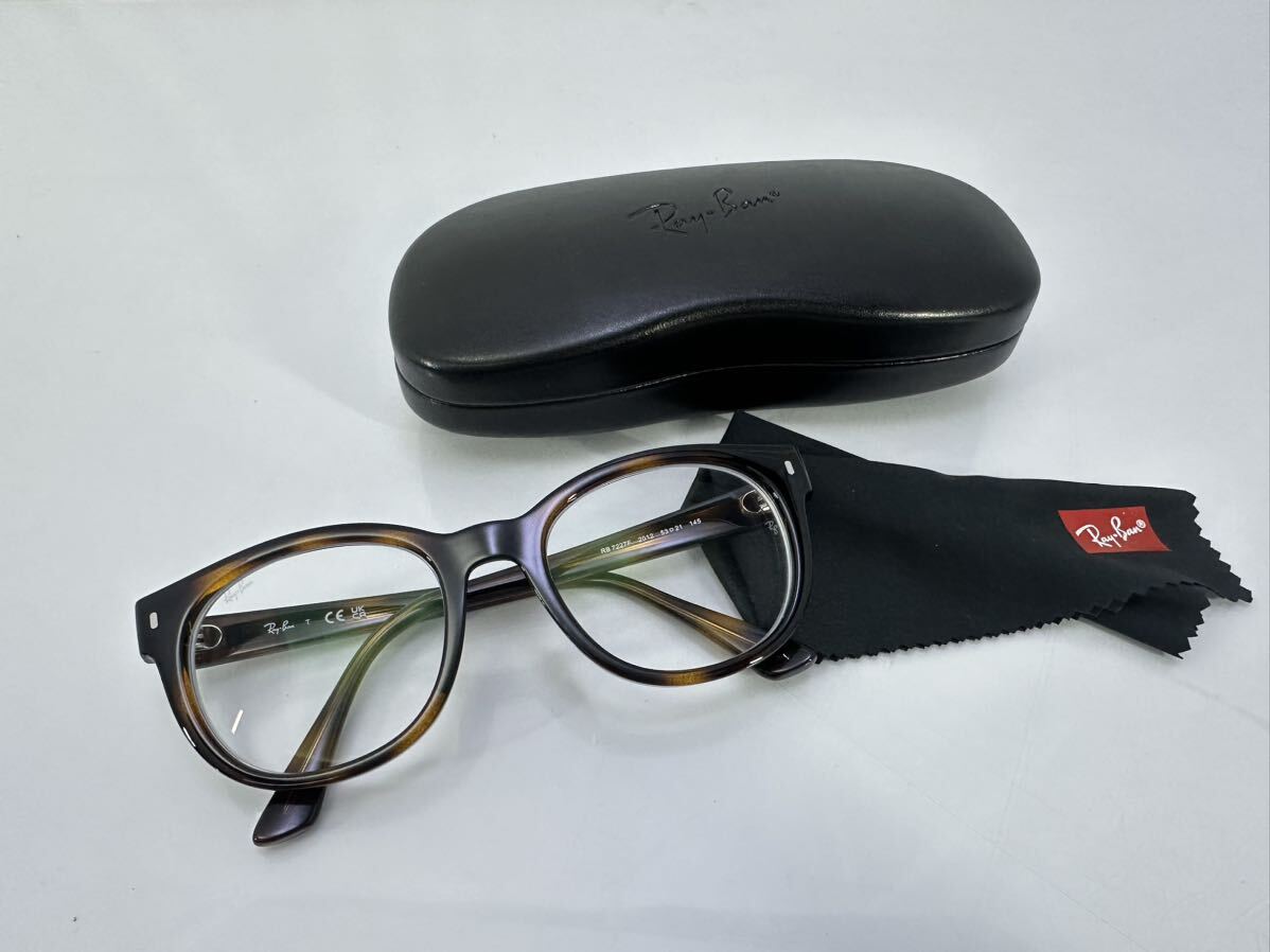 Ray-Ban レイバン メガネフレーム RB7227F/2012 53□21-145 　度入りレンズ付き 中古品 （＃A171_画像1