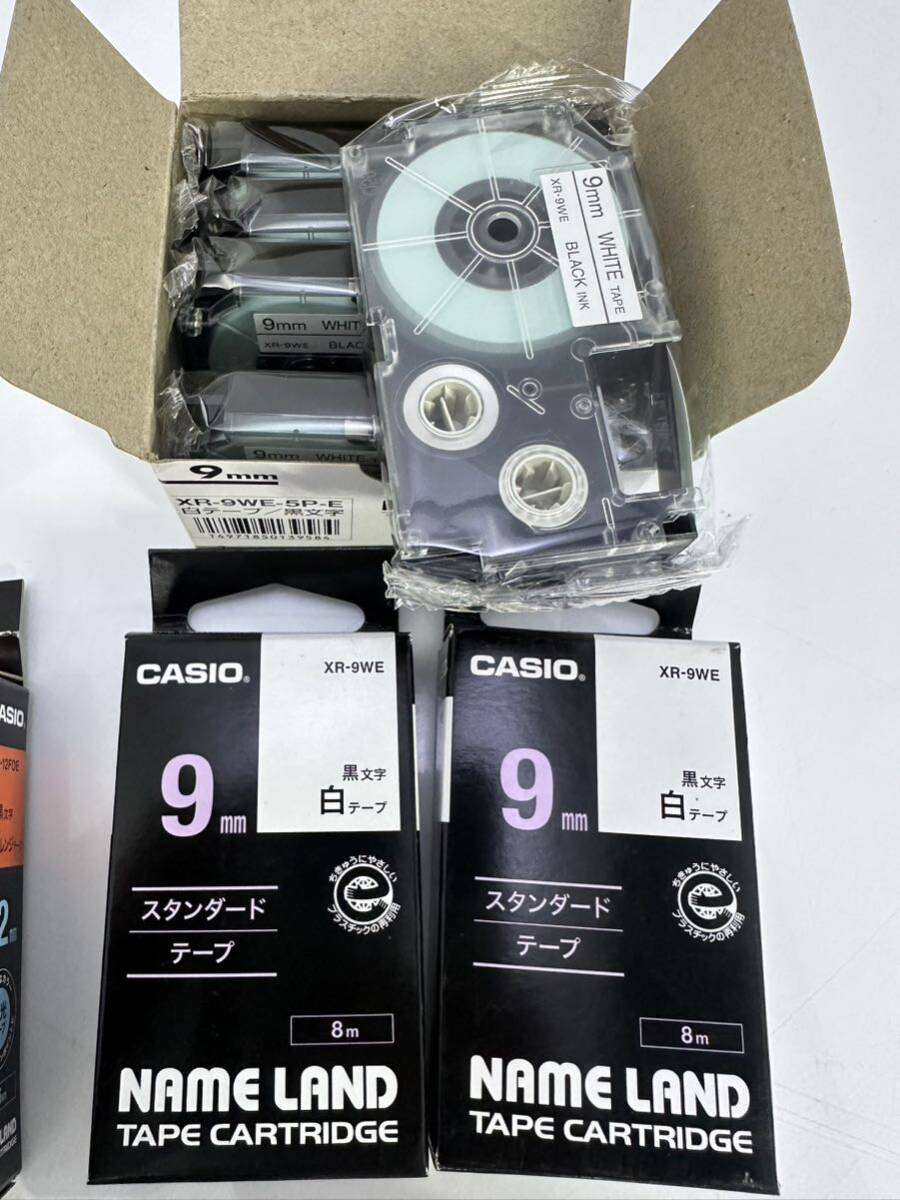 CASIO カシオ ネームランド  テープカートリッジ  9/12/18/24mm  未使用品  計21本セットの画像2