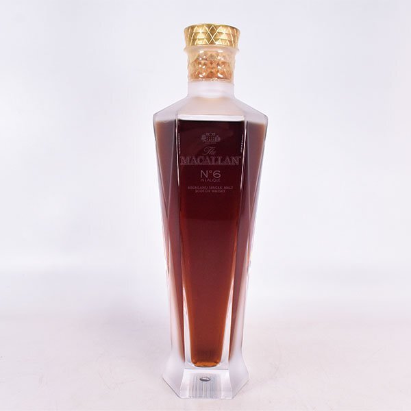 送料無料★ザ マッカラン No.6 ラリック クリスタル デキャンタ ＊冊子 替栓 箱付 700ml 43% スペイサイド THE MACALLAN D290314の画像2