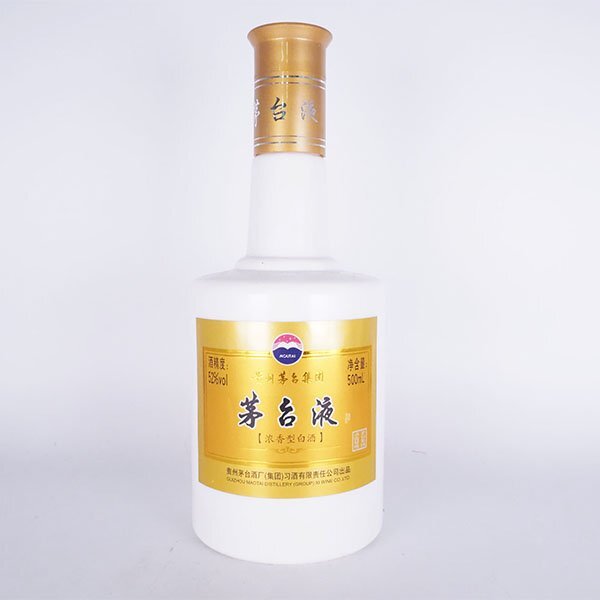 1円～★貴州茅台 茅台液 陶器ボトル ＊箱付 ※ 500ml/1,000g 52% 中国酒 MOUTAI マオタイ TD28021の画像2