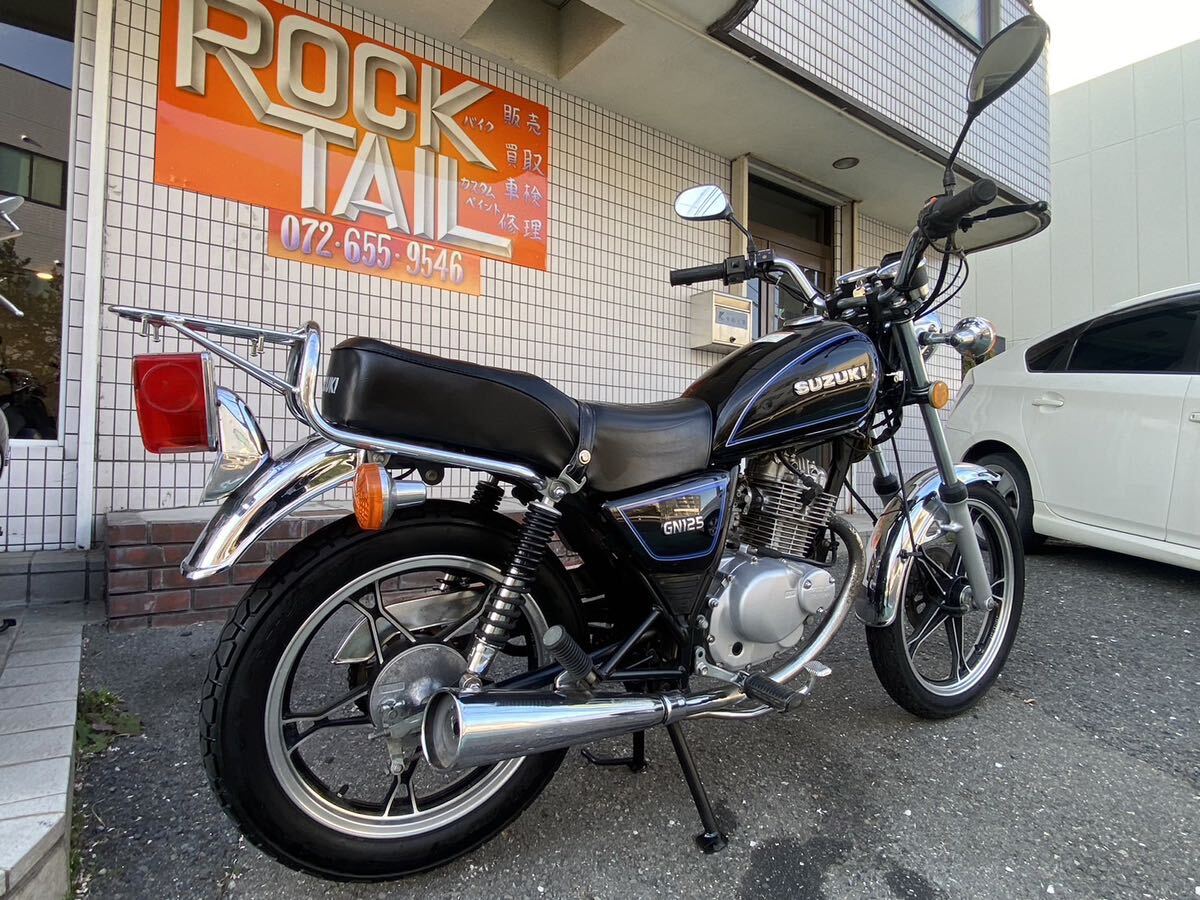 ★即決135000円 GN125 セル1 実働車 スズキ 小型 MT GN 125 GN125H ノーマル の画像3