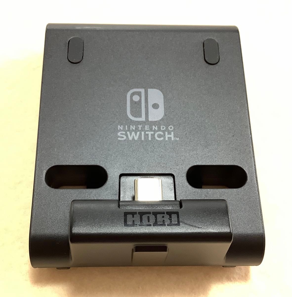 Nintendo Switch HORI 『テーブルモード専用』ポータブル USB ハブスタンド 2ポート(有線LANアダプタ付）