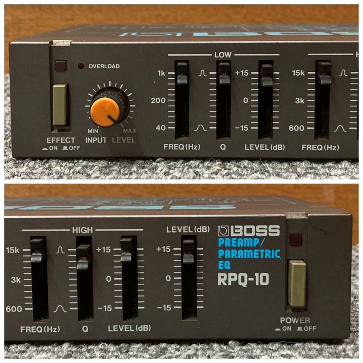 BOSS(ボス) PREAMP/PARAMETRIC EQ プリアンプ/パラメトリックイコライザー RPQ-10 中古の画像6