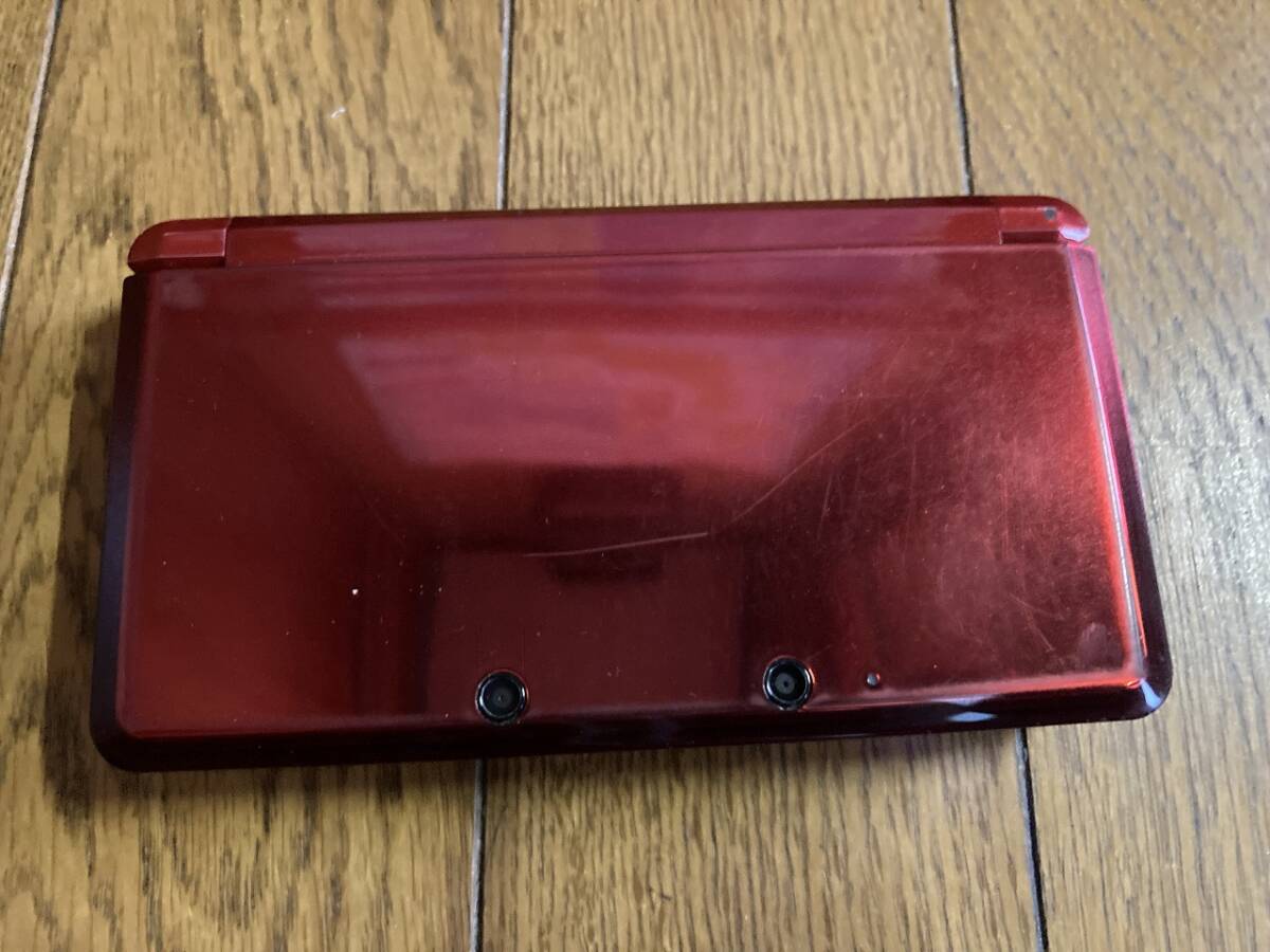 ニンテンドー３DS フレアレッド 箱、充電器、タッチペン、説明書等ほぼ完品、動作確認済みの画像2