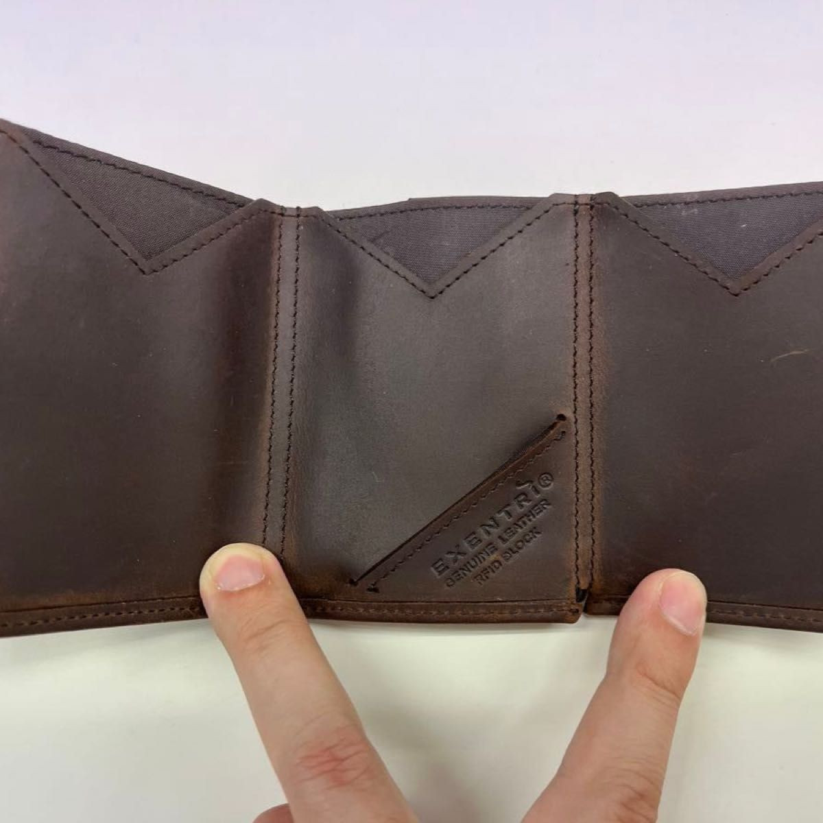 エキセントリ WALLET 財布 NubuckBrown