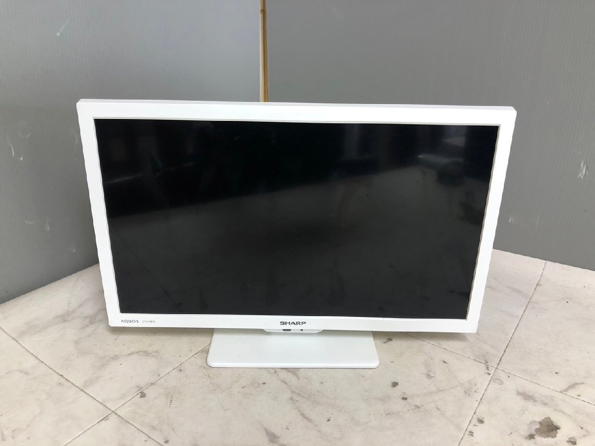 NI040354◆SHARP シャープ◆AQUOS アクオス 2T-C19DE 液晶テレビ 19V型 2022年製 リモコン無し 直取歓迎！_画像2