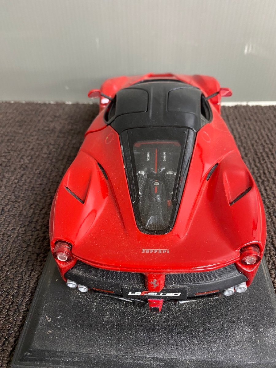 NI040113◆Ferrari フェラーリ◆Maisto マイスト 1/18 LaFerrari ラ・フェラーリ レッド スペシャルエディションの画像4