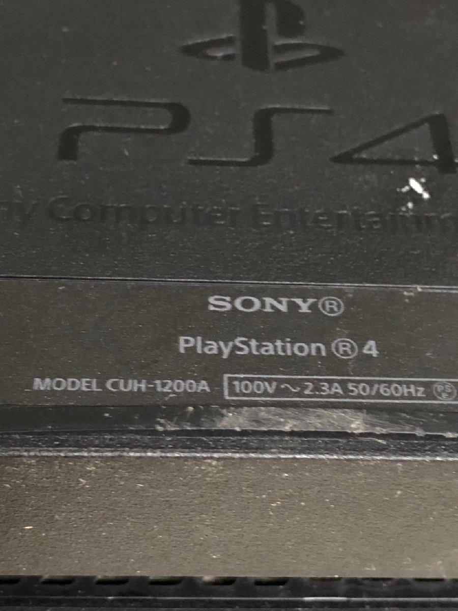 YI040190 PS4 SONY/ソニー PlayStation4 プレステ4 CUH-1200A ジェットブラック 本体のみ 初期化済み コントローラーなし 直接引き取り歓迎