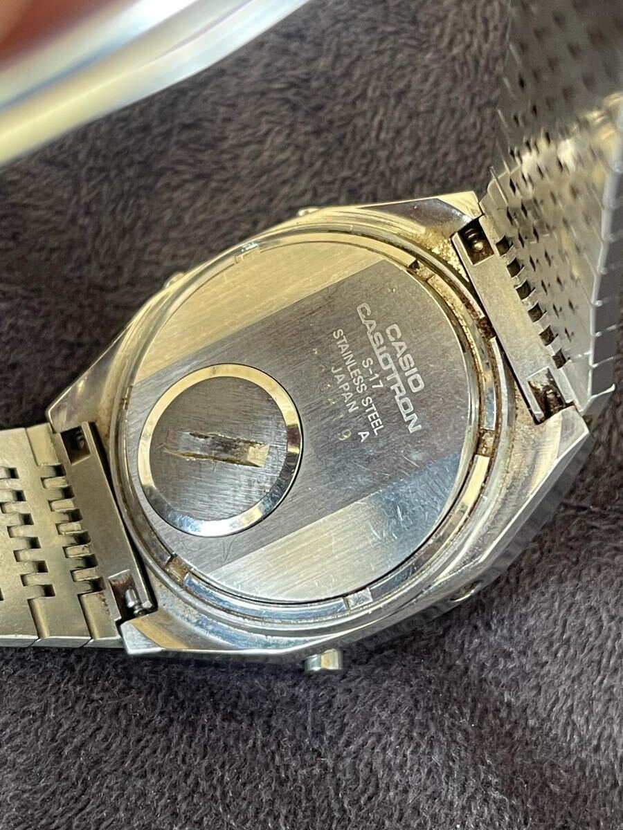 CASIO CASIOTRON S-17 腕時計 カシオトロン クォーツ デジタル(w035)の画像2