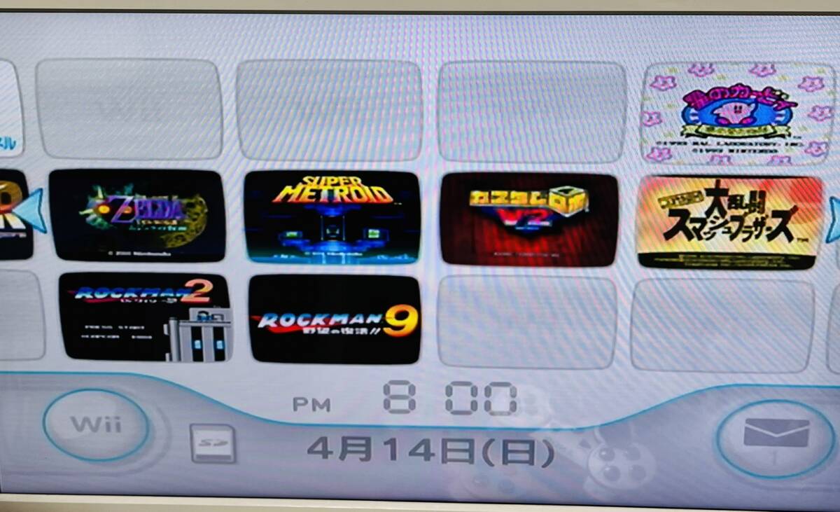 VC Wii 本体 10本入り ロックマン ゼルダの伝説 等 内蔵ソフトの画像1