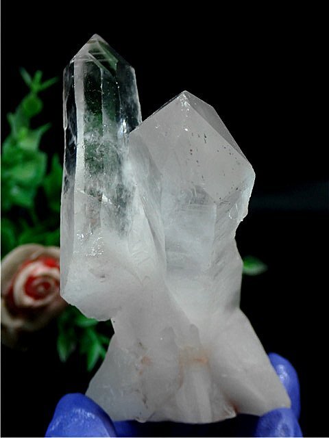 ◆超強いパワーヒマラヤ産天然水晶クラスター178B6-24B95bの画像1