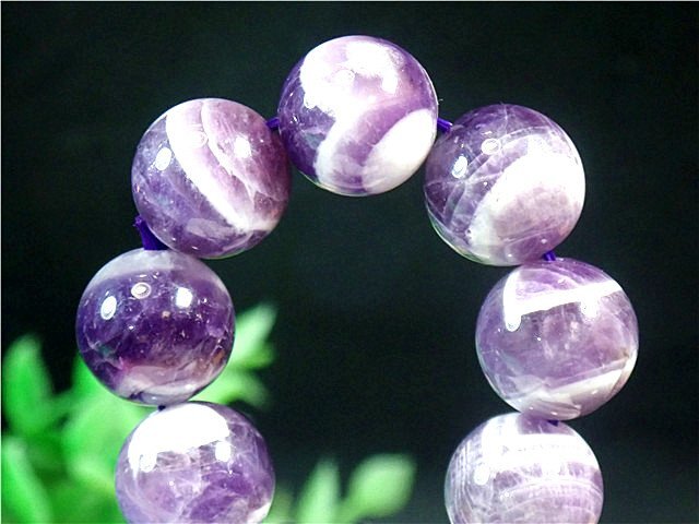 天然～愛の守護石～夢幻紫水晶アメジストブレス178KK-36K06Zの画像5