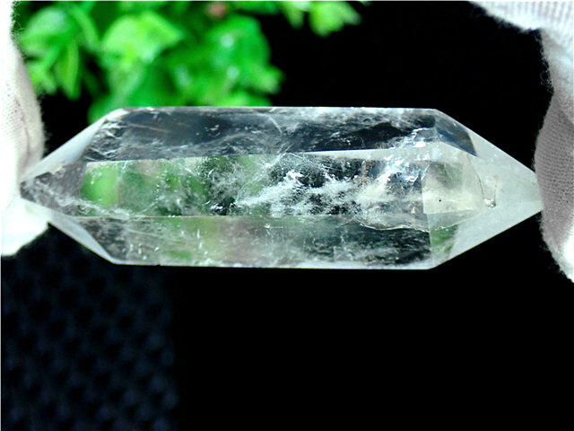 「在庫処分」AAA級天然ハーキマーダイヤモンド水晶六角柱169B2-12B112bの画像6