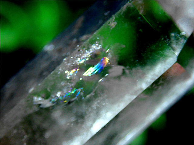 「在庫処分」AAA級天然ハーキマーダイヤモンド水晶六角柱170B2-12B28bの画像6