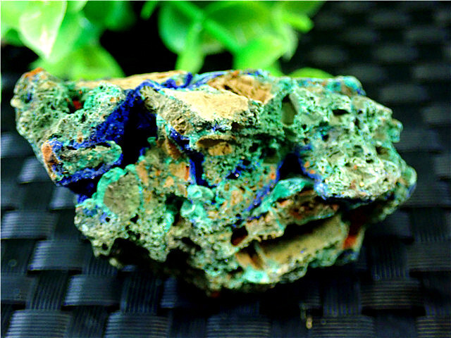 「在庫処分」◆AAA級天然石極上質品アズライト【藍銅鉱】原石169U3-24U368a_画像8