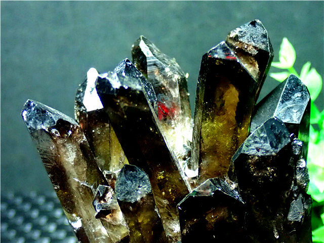 「在庫処分」AAA級【魔除け】高透明度☆天然モリオン黒水晶クラスター169C6-77C66bの画像6